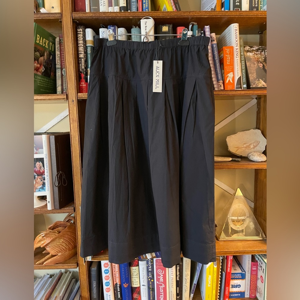 Alex Mill June Midi Skirt (pull on, elastic waist)